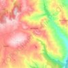 Mappa topografica Aquilonia, altitudine, rilievo