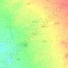 Mappa topografica Becharaji Taluka, altitudine, rilievo
