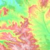 Mappa topografica Fuentenava de Jábaga, altitudine, rilievo