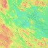 Mappa topografica Haukivesi, altitudine, rilievo
