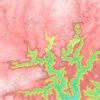 Mappa topografica Hillgrove, altitudine, rilievo