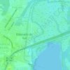 Mappa topografica Cidade Verde, altitudine, rilievo
