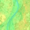 Mappa topografica Lomm, altitudine, rilievo