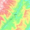 Mappa topografica 太原镇, altitudine, rilievo