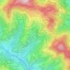Mappa topografica Berbenno, altitudine, rilievo