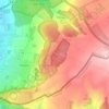 Mappa topografica Oberperl, altitudine, rilievo