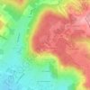 Mappa topografica Andilly, altitudine, rilievo