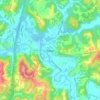Mappa topografica Ripley, altitudine, rilievo