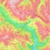 Mappa topografica Isola, altitudine, rilievo