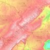 Mappa topografica דימונה, altitudine, rilievo
