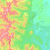 Mappa topografica Ландшафтный заказник «Ивдельский», altitudine, rilievo