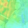 Mappa topografica Кирлово, altitudine, rilievo