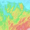 Mappa topografica Kharkutta, altitudine, rilievo
