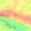 Mappa topografica Pinhão, altitudine, rilievo