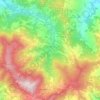 Mappa topografica Romagnese, altitudine, rilievo