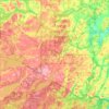 Mappa topografica Stambaugh Township, altitudine, rilievo