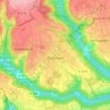 Mappa topografica Durlangen, altitudine, rilievo