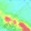 Mappa topografica Thoiry, altitudine, rilievo