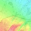 Mappa topografica Cavriago, altitudine, rilievo