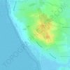 Mappa topografica Schobüll, altitudine, rilievo