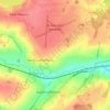 Mappa topografica North Luffenham, altitudine, rilievo