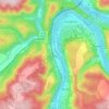 Mappa topografica Reil, altitudine, rilievo