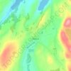 Mappa topografica Milford, altitudine, rilievo