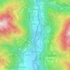 Mappa topografica Capo di Ponte, altitudine, rilievo