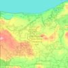 Mappa topografica McMillan Township, altitudine, rilievo