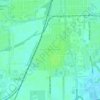 Mappa topografica Southern View, altitudine, rilievo