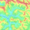 Mappa topografica Cătina, altitudine, rilievo
