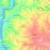 Mappa topografica Soriano, altitudine, rilievo