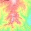 Mappa topografica Avidagos, altitudine, rilievo