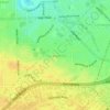 Mappa topografica Parkwood, altitudine, rilievo