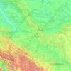Mappa topografica Львовская область, altitudine, rilievo