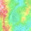 Mappa topografica Washoe Valley CCD, altitudine, rilievo