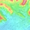 Mappa topografica Cenate Sotto, altitudine, rilievo