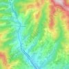 Mappa topografica Létra, altitudine, rilievo