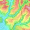 Mappa topografica Bischmisheim, altitudine, rilievo