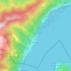 Mappa topografica Brissago, altitudine, rilievo