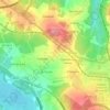 Mappa topografica Cortiñán, altitudine, rilievo