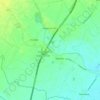 Mappa topografica Nogarole Rocca, altitudine, rilievo