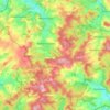 Mappa topografica Nentershausen, altitudine, rilievo