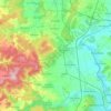 Mappa topografica Butzbach, altitudine, rilievo