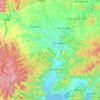 Mappa topografica Уссурийский городской округ, altitudine, rilievo