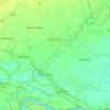 Mappa topografica Roncoferraro, altitudine, rilievo