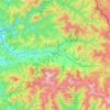 Mappa topografica Borșa, altitudine, rilievo