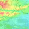 Mappa topografica Freckenfeld, altitudine, rilievo