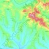 Mappa topografica Villadeati, altitudine, rilievo