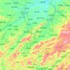 Mappa topografica 柳河县, altitudine, rilievo